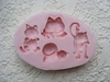 Cats Mold (NM-184) by Sunflower Sugar Art
