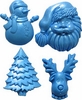 Christmas Set (SE263) by First Impressions Molds