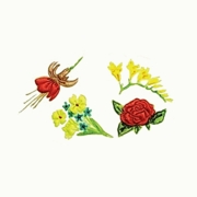 FMM Sugarcraft Embosser Set, Flowers 2  (EmbFlow2)