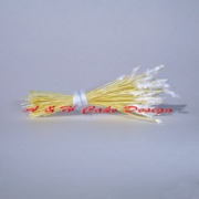 Faerie Sparkle Stamens, White Tips & Yellow Stems