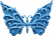 Filigree Butterfly Mold by First Impressions Molds  (A272)
