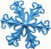 Filigree Snowflake by First Impressions Molds  (SE295)