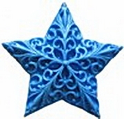 Filigree Star by First Impressions Molds  (SE230)
