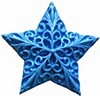 Filigree Star by First Impressions Molds  (SE230)