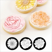 Floral Texture Cupcake & Cookie Texture Top