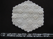 Flower Filigree 1 Textured Pin by Sunflower Sugar Art  (T-022)