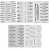 Flower & Leaf Gelatin Veining Sheet Set # 3
