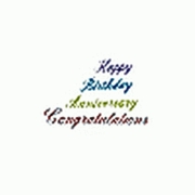 FMM Sugarcraft 4 Word Embossing Set - Script (embscrp4) 