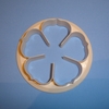 FMM 5 Petal Rose Cutter 65mm  (CutRop65)