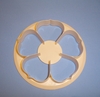 FMM 5 Petal Rose Cutter 90mm  (CutRop90)