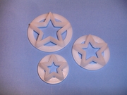 FMM Sugarcraft Star Cutter Set/3  (CutSts)
