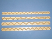 FMM Sugarcraft Straight Frill Cutter Set 1-4  (CutFrl1)