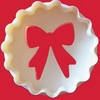 FMM Sugarcraft Bow & Scallop Double Sided Cupcake Cutter  (CutCup4)