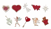 FMM Sugarcraft Hearts & Cherubs Tappit Set  (CutHcd)