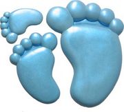 Footprints Set (B175) by First Impressions Molds