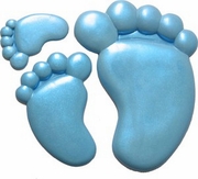 Footprints Set (B175) by First Impressions Molds