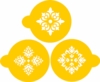 Four Point Medallions - C326
