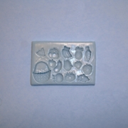 Fruits & Basket Mold (NM-182) by Sunflower Sugar Art