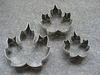 Grape/Maple Leaf Cutter Set (L-001) by Sunflower Sugar Art