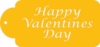 Happy Valentines Day, Business Card Size - C215