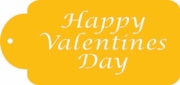 Happy Valentines Day Stencil -C015