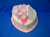 Heart shape-with high heel pink shoe - by My Pink Apron