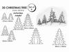 JEM 3-D Christmas Tree Set/8
