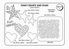 JEM Funky Hearts & Stars w/ Stencil