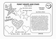 JEM Funky Hearts & Stars w/ Stencil