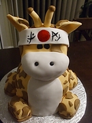 Kung Fu Giraffe by Just Cakes Barrie