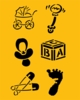Large Baby Collection Stencil Set - C197