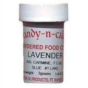 Lavender Powdered Food Color, 3g by Cake-n-Candy