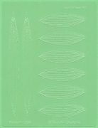 Leaf Gelatin Veining Sheet # 5
