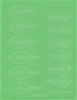 Leaf Gelatin Veining Sheet # 6