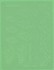 Leaf Gelatin Veining Sheet # 7