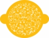 Leafy Scroll Top Stencil - C357