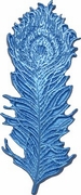 Peacock Feather Mold by First Impressions Molds  (MN323)
