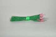 Plain Spider Silk Stamens, Pink Tips & Medium Green Stems