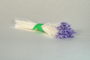 Plain Spider Silk Stamens, Purple Tips & White Stems