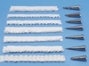 PME-007FS Stainless Steel Set of Frill Tips