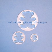 PME Set of 3 Teddy Bear Cutters