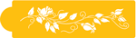 Rose Cake Tier # 3 Side Stencil - C563