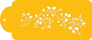 Rosebud Vine Stencil - C047
