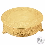 Round 18" Gold plated Cake Plateau