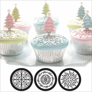 Scroll  Texture Cupcake & Cookie Texture Top