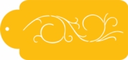 Scrollwork Stencil - C001