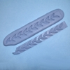 Silicone Beaded Leaf Border Mold
