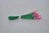 Sparkle Spider Silk Stamens, Medium Pink Tips & Medium Green Stems