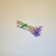 Sparkle Spider Silk Stamens, Purple Tips & Cream Stems