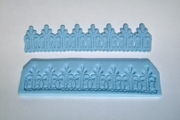 Tear Drop Lace (SL-060) Silicone Mold by Sunflower Sugar Art